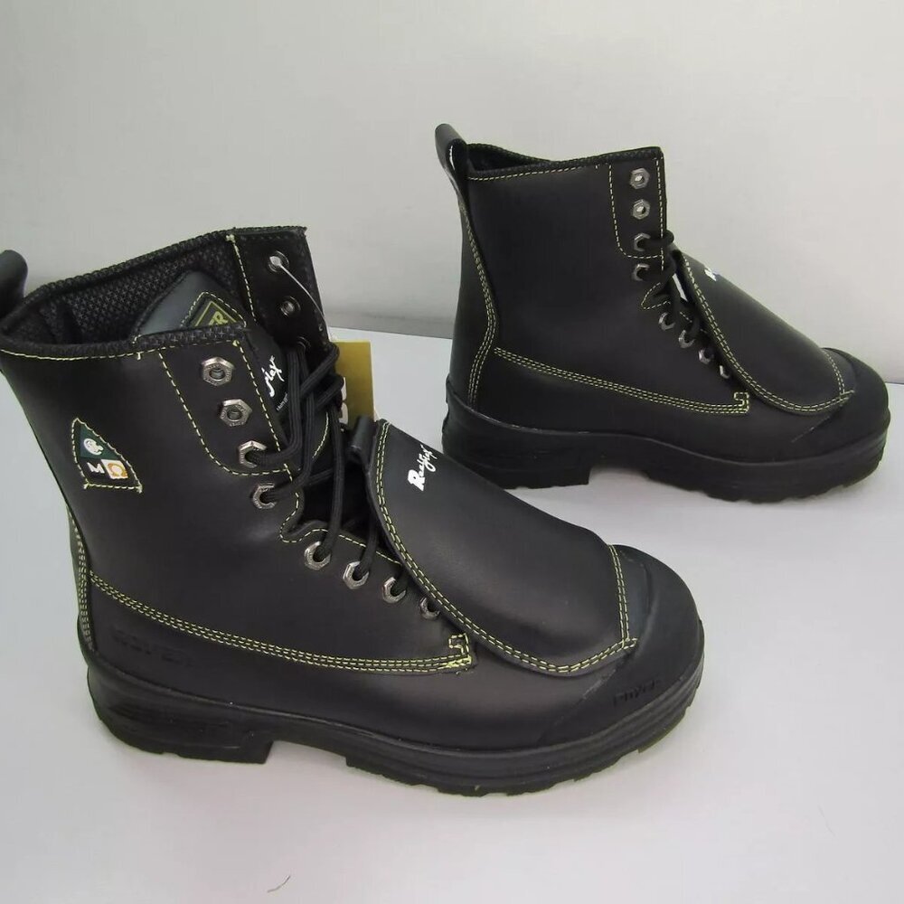 NEW ROYER Mens 4-Density Realflex Work Boots Protector Toe-Cap Lined Size 10 - Picture 2 of 11